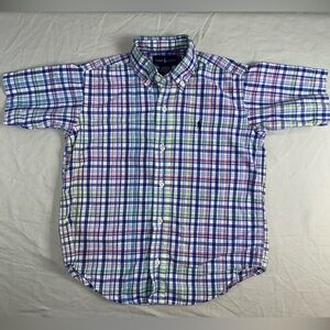 POLO Ralph Lauren Boys Plaid Shirt Size 5